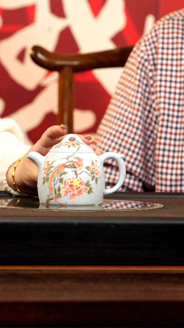 【闪购商品】紫砂茶壶YJB 海蓝泥 秦权 