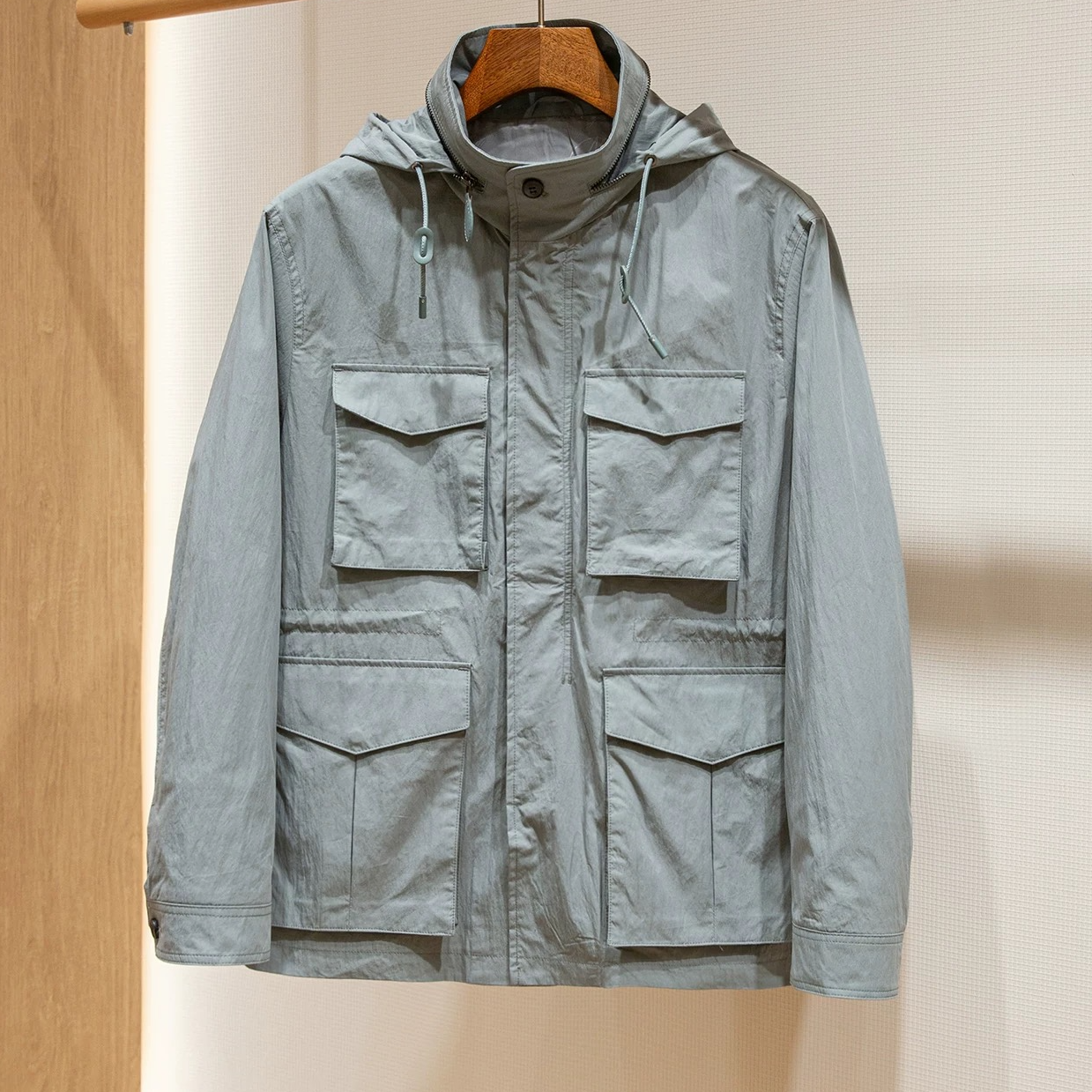 B*T 25年新品经典高奢天花板猎装多口袋户外夹克外套8808