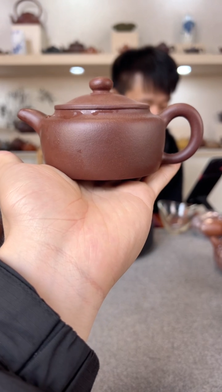【闪购商品】紫砂茶壶小旭帽 紫泥 半手工