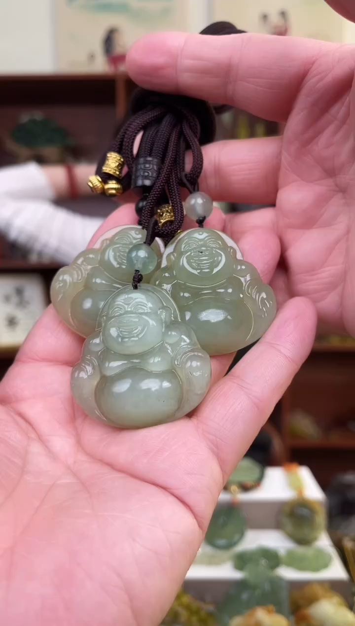 未镶嵌蛇纹石玉颈饰多样性发货拍一发一