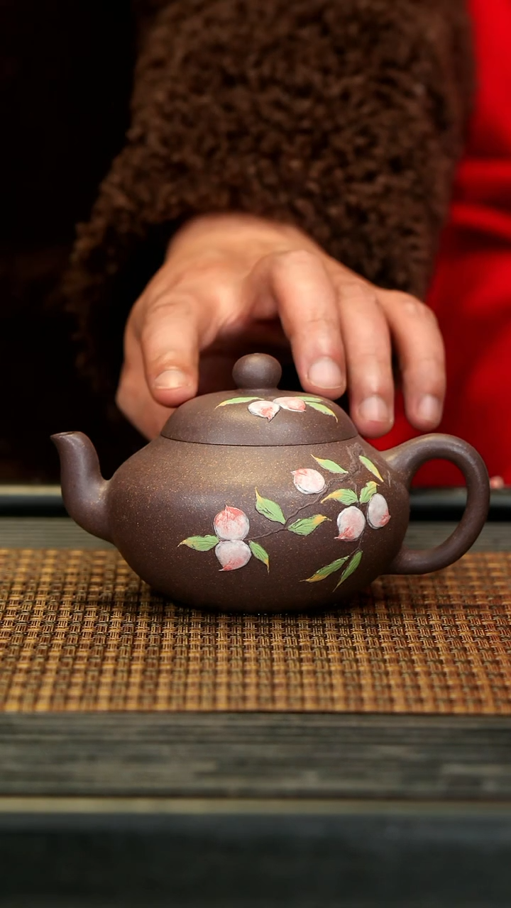 【闪购商品】紫砂茶壶ZCJ38梨形 高温紫泥
