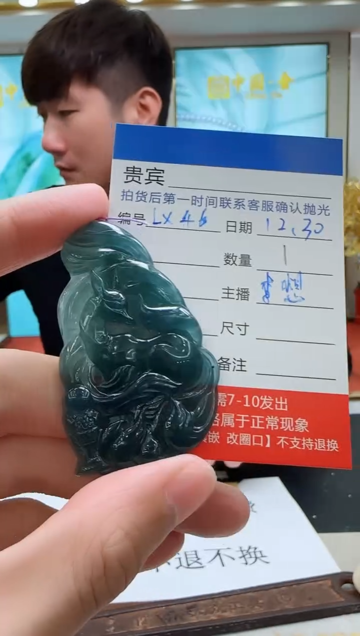 未镶嵌定制翡翠LX46翡翠吊坠-多样性发其一