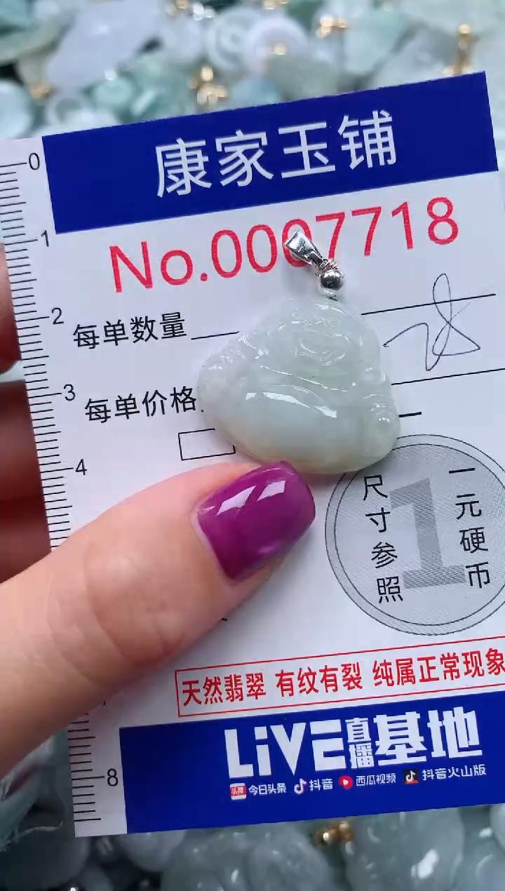 颈饰未镶嵌翡翠7718