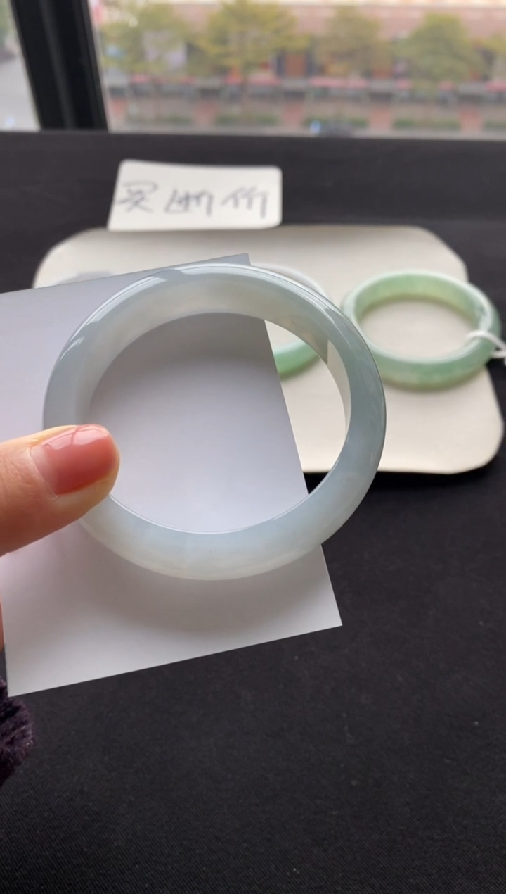 【闪购商品】翡翠手镯未镶嵌55正圈--不退不换