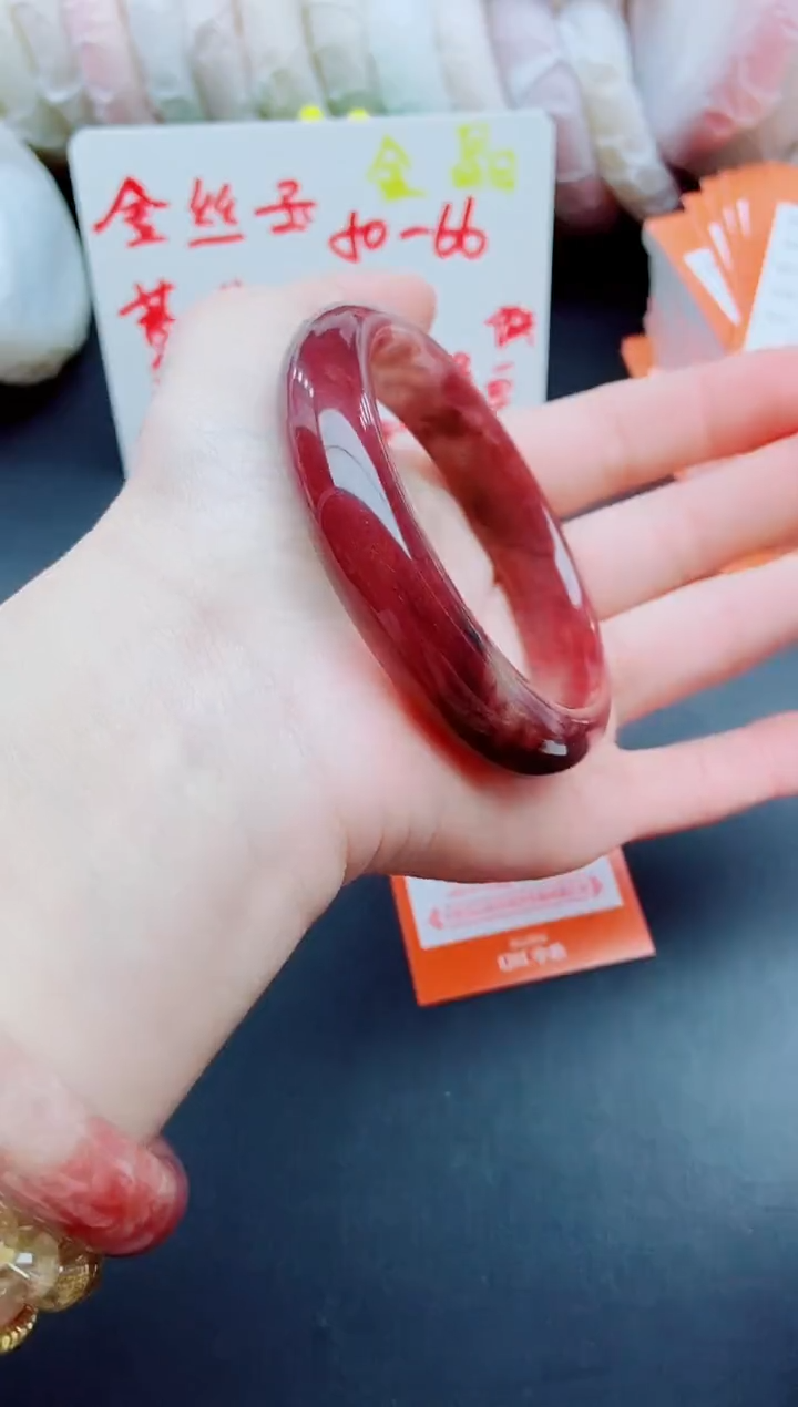 【闪购商品】石英质玉手镯未镶嵌03+59-60