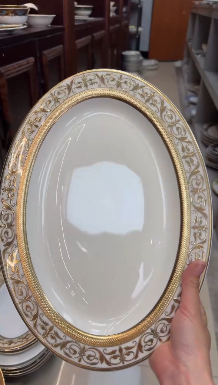 【闪购商品】瓷片14英寸鱼盘福利款