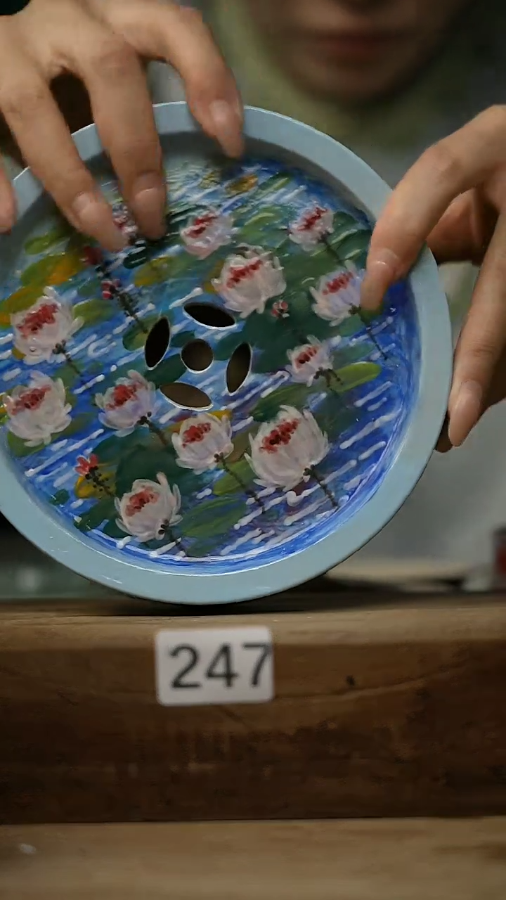 【闪购商品】瓷片油画风·彩绘·设计师石一款