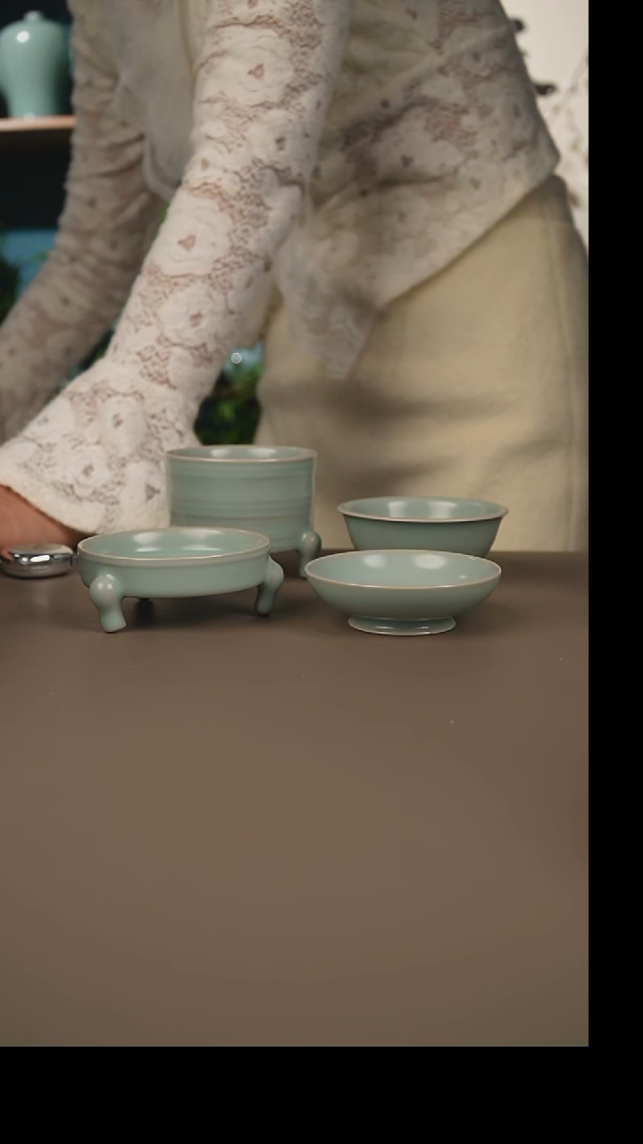 杯仿古邮票四件套        