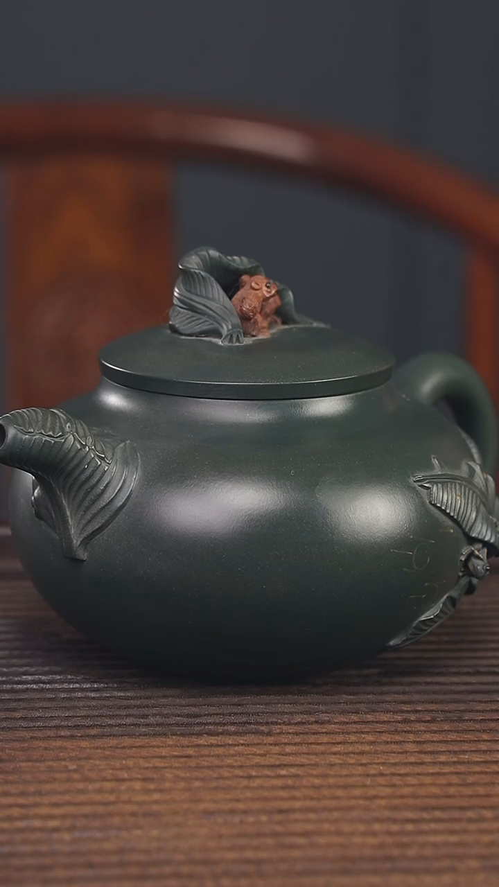 【闪购商品】紫砂茶壶460cc顾氏手工紫砂