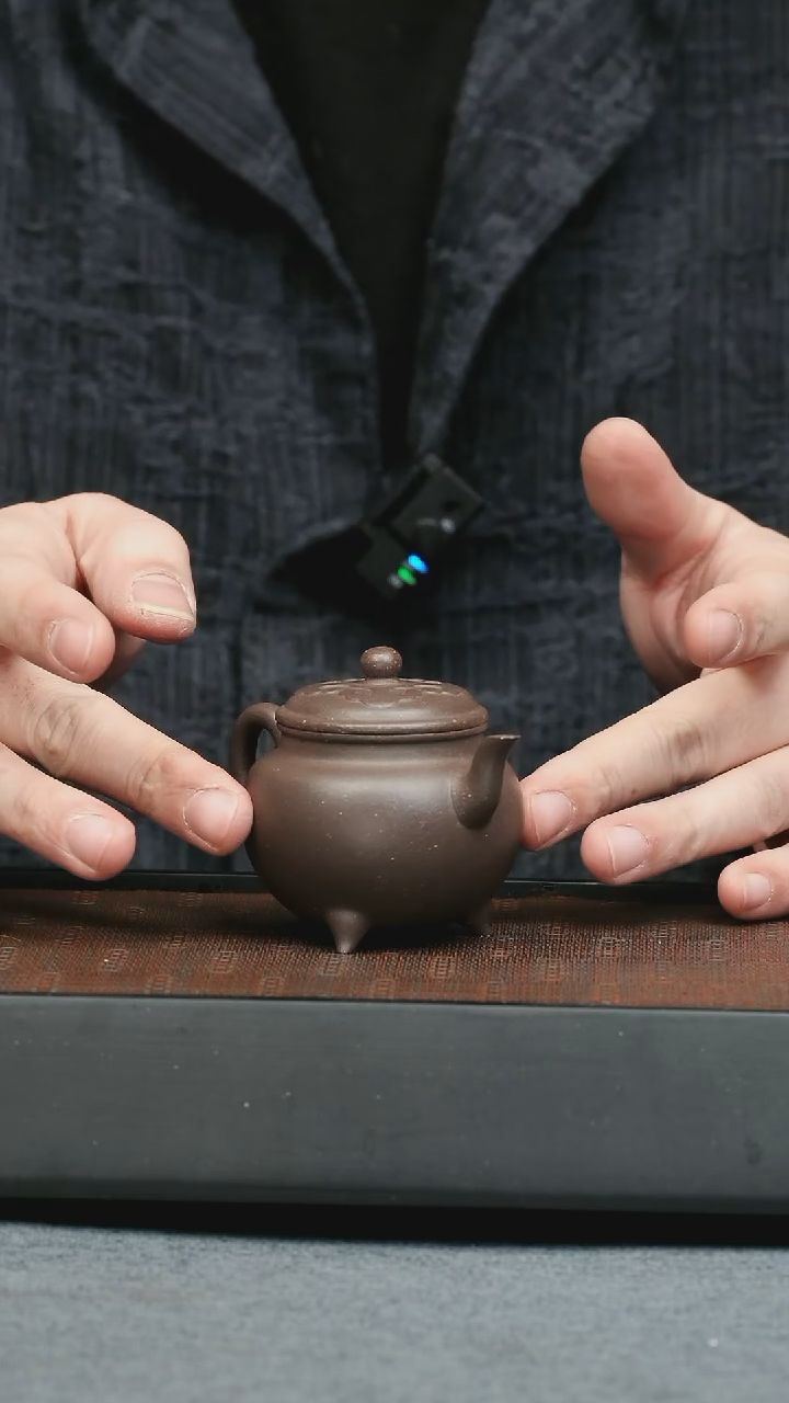 【闪购商品】紫砂茶壶五堂 大彬如意90cc