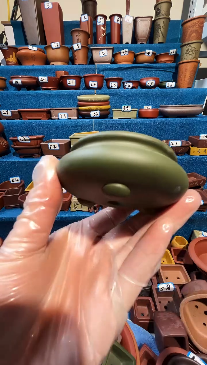 【闪购商品】紫砂紫砂花盆5.5*2