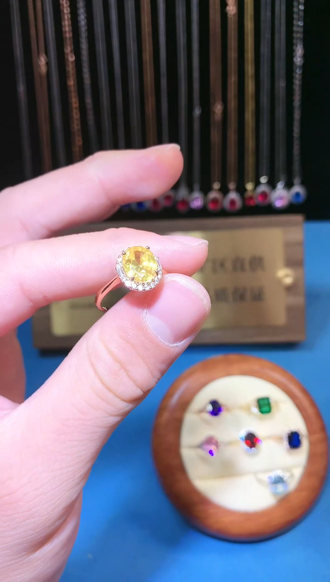 【闪购商品】黄晶戒指银S925镶嵌1111111