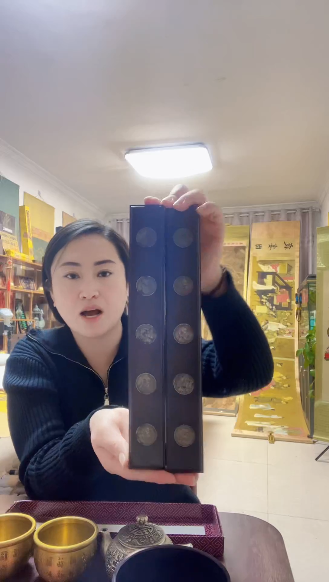 【闪购商品】星画府直播间专拍红木镇尺