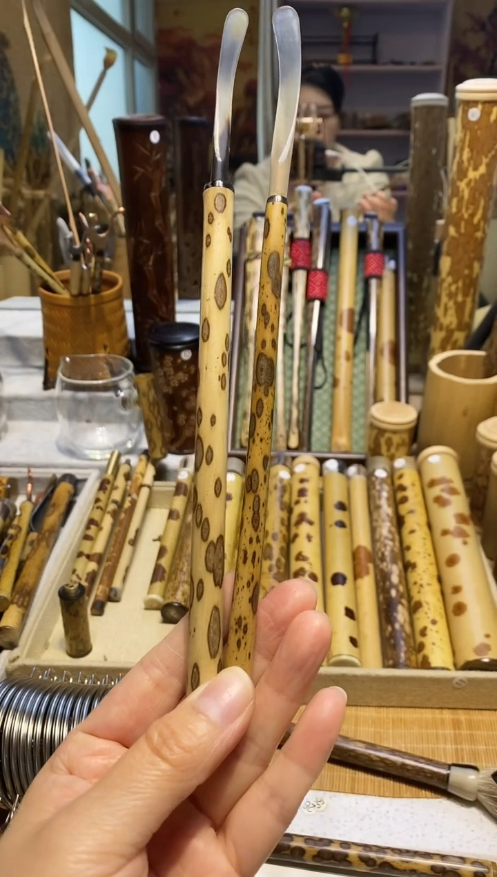 s***r梅鹿竹精品小茶拨两个