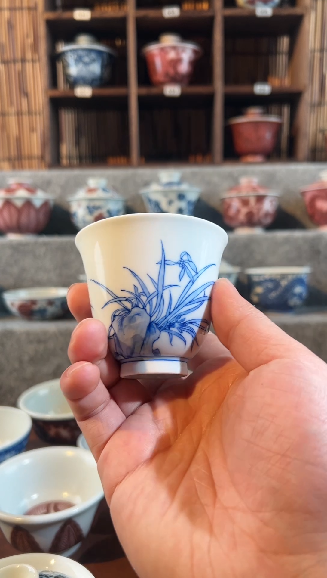 【闪购商品】天禄言瓷蓝花杯子