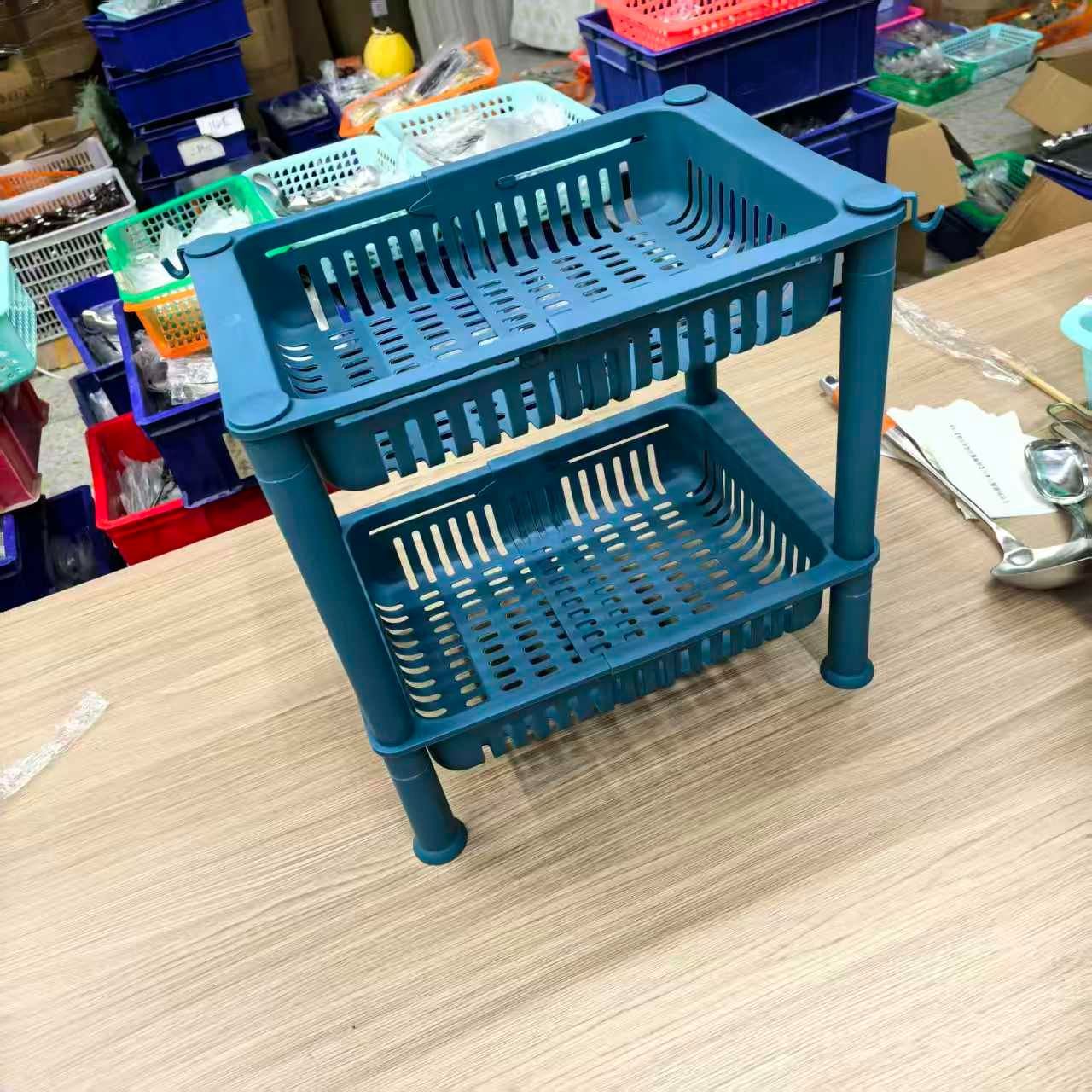 双层伸缩折叠架【汤姆餐具福利专场】