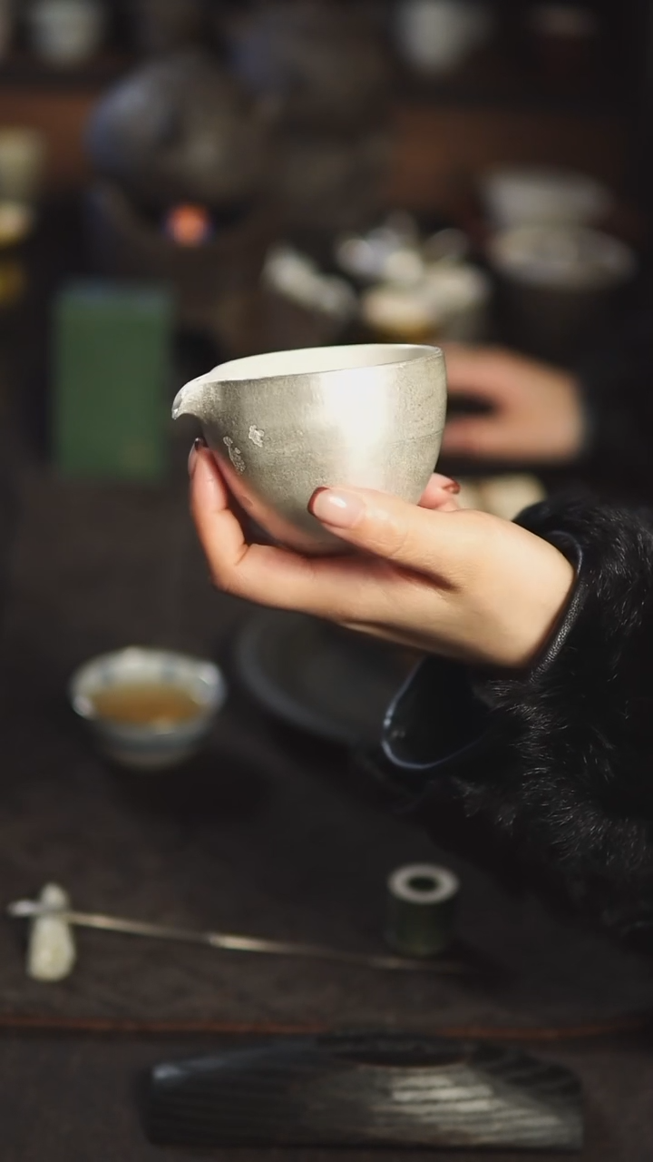 【闪购商品】吴一延 银彩系列公道杯