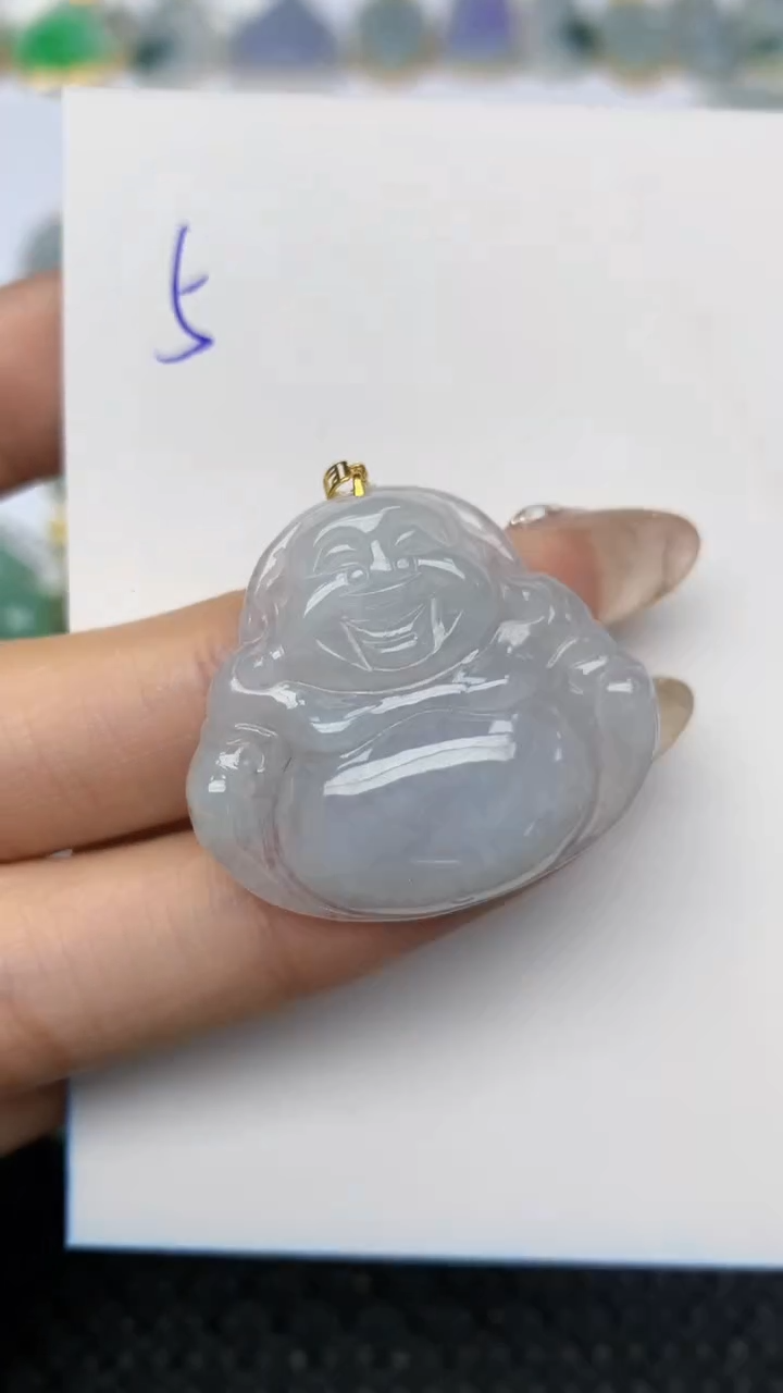 【闪购商品】翡翠颈饰18K金镶嵌天然翡翠A货
