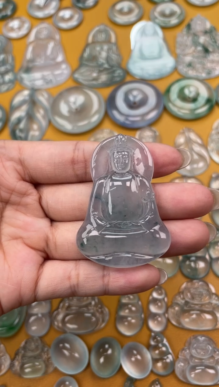 翡翠未镶嵌吊坠(不含链)素衣 51 36 6.3