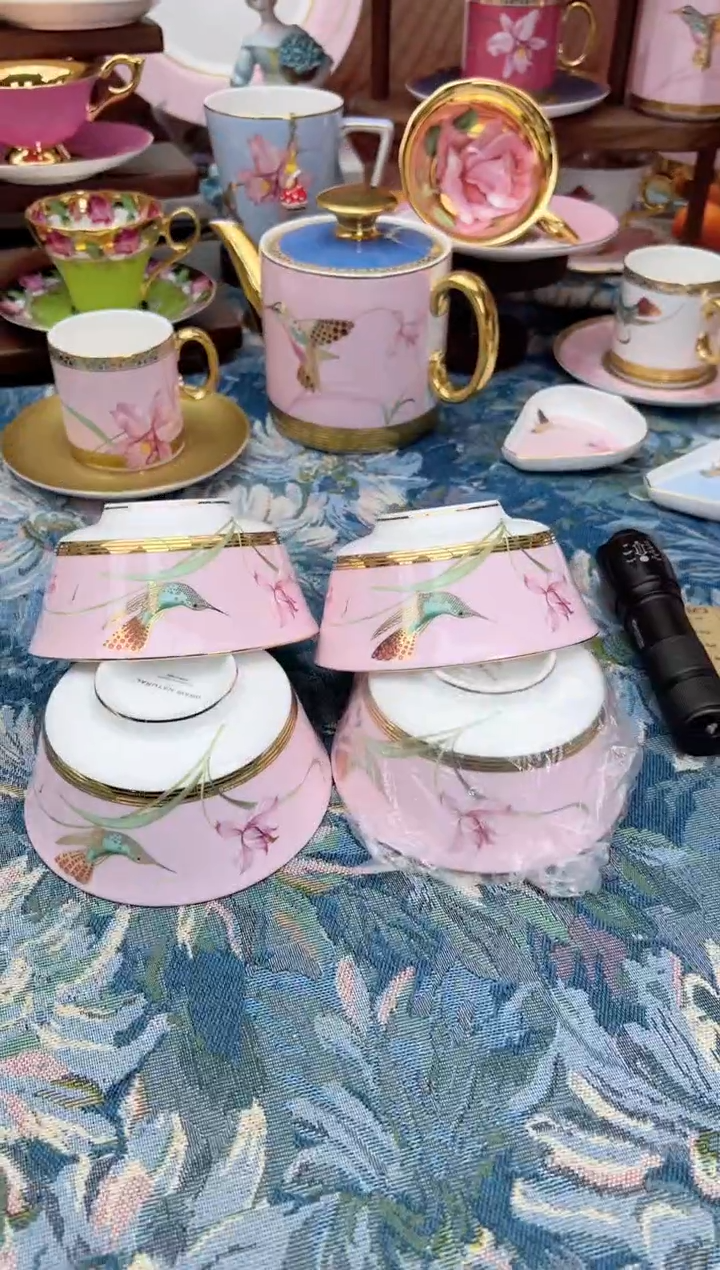 瓷片卡特兰米饭碗四只装