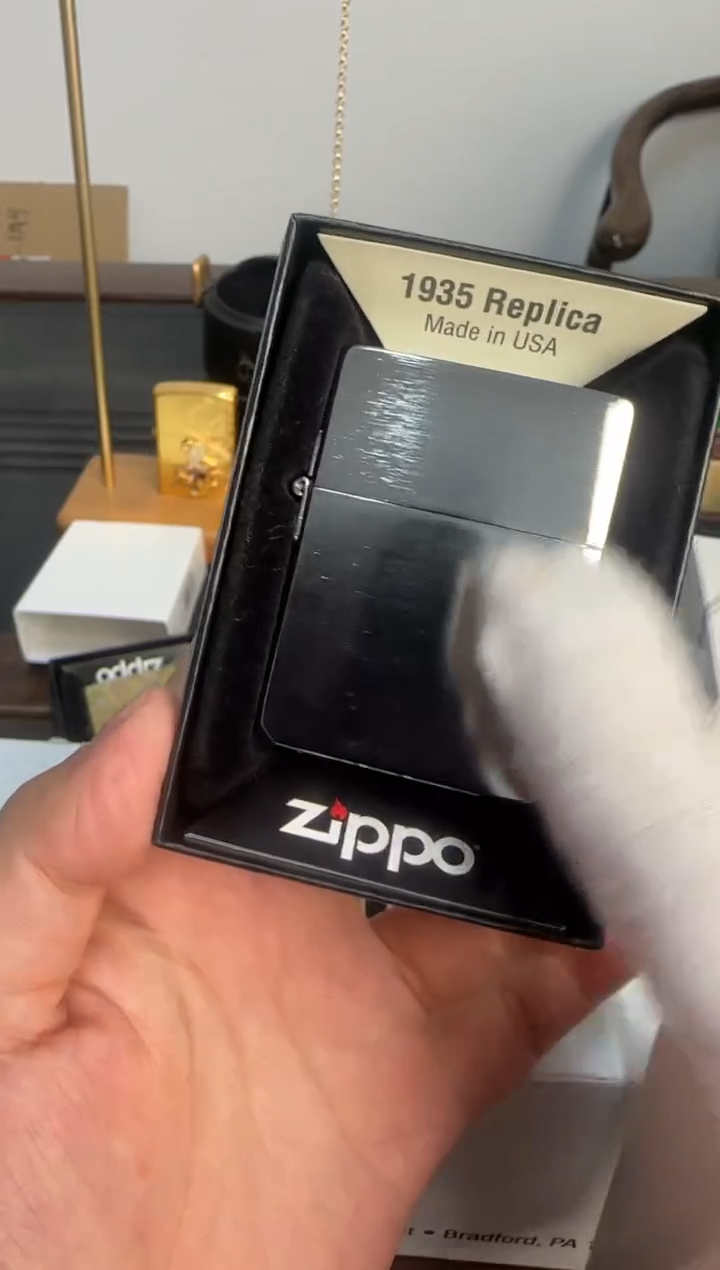 铜zippo官方正品一周年年庆 1935.25美版原版