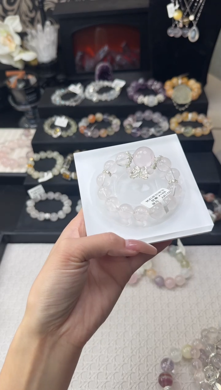 水晶手链未镶嵌天然水晶 多样性发其一