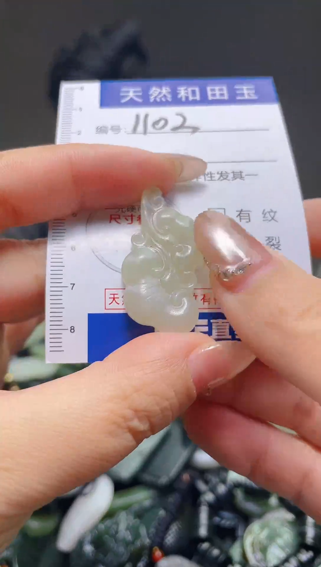 颈饰未镶嵌和田玉1102