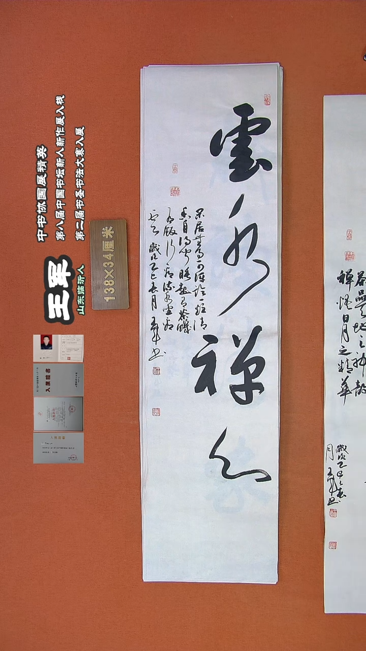 【闪购商品】书法389王军书法作品