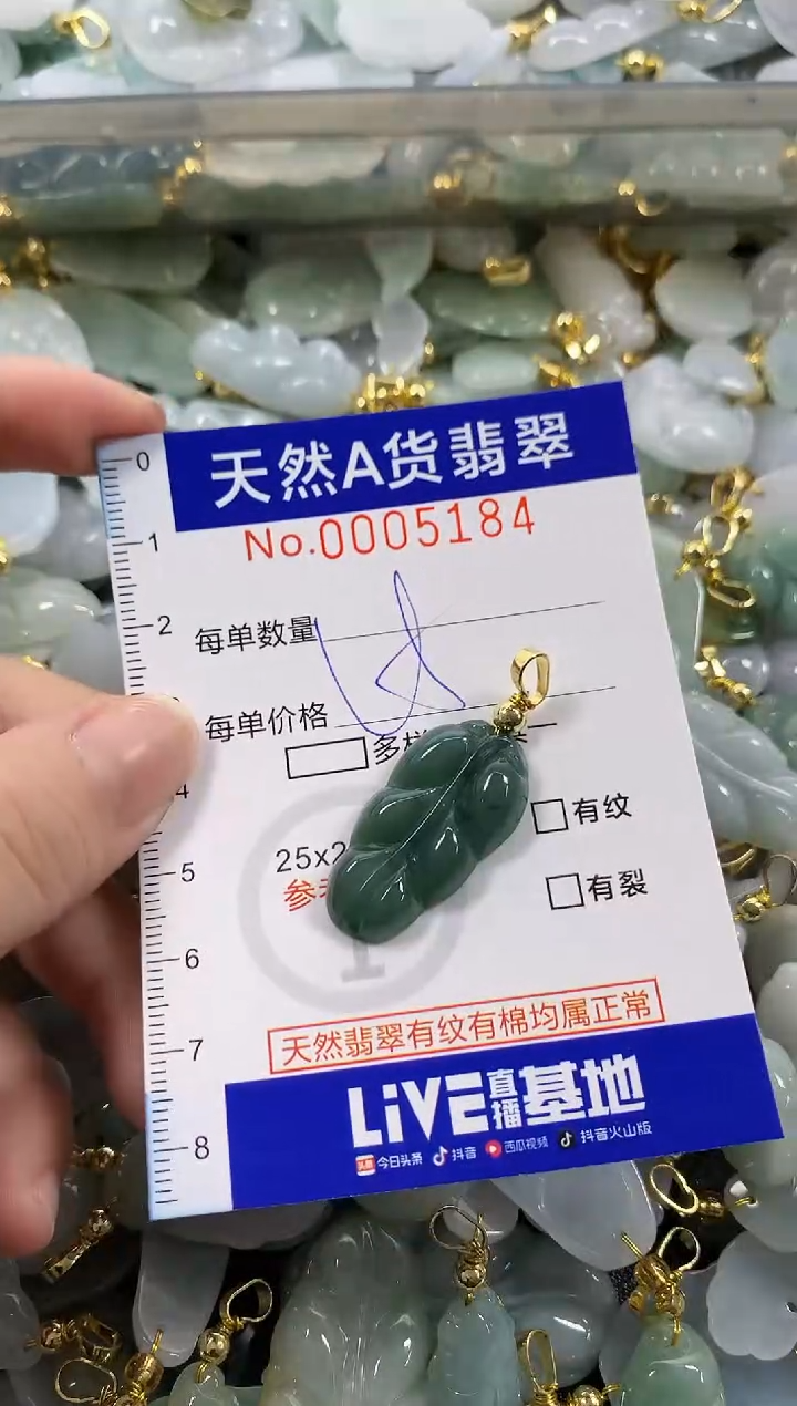 颈饰未镶嵌翡翠天然A货翡翠