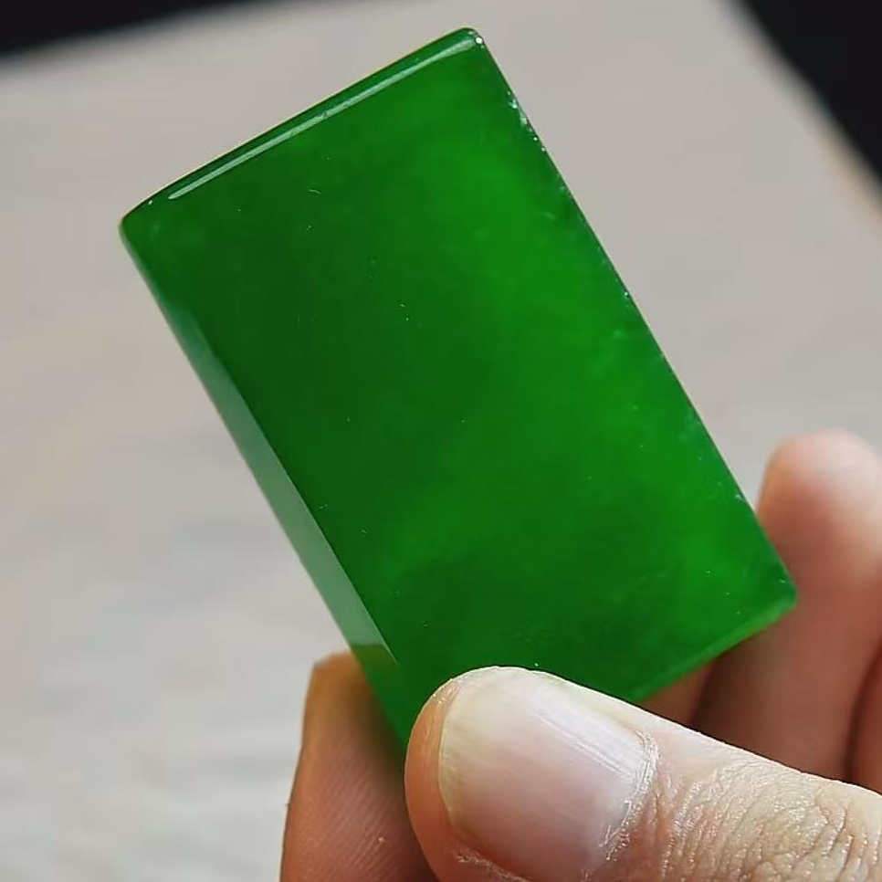 【华夏文物甄选商店02235】翡翠无事牌