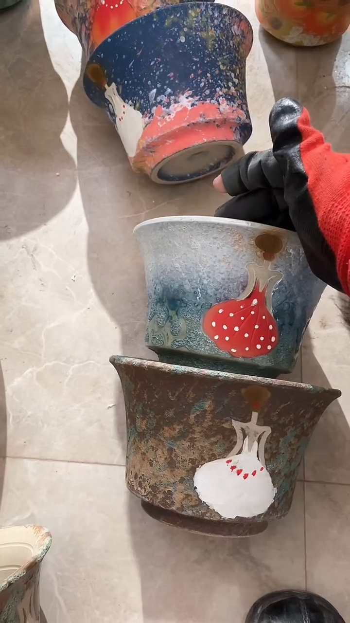 【闪购商品】摆件26-95口17高11  二个