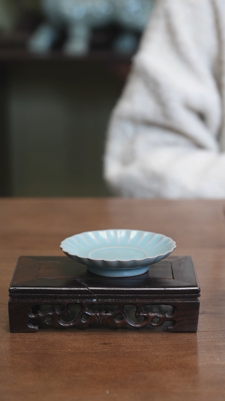 【闪购商品】Y宝丰宋官窑原产地汝瓷杯垫（微瑕）