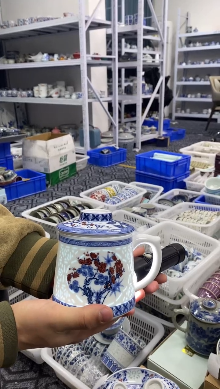 摆件陶景德陶瓷茶具容量约