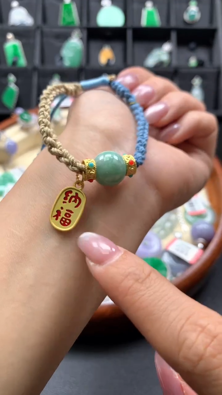 【闪购商品】翡翠颈饰未镶嵌天然缅甸A货翡翠有棉正常没运费险