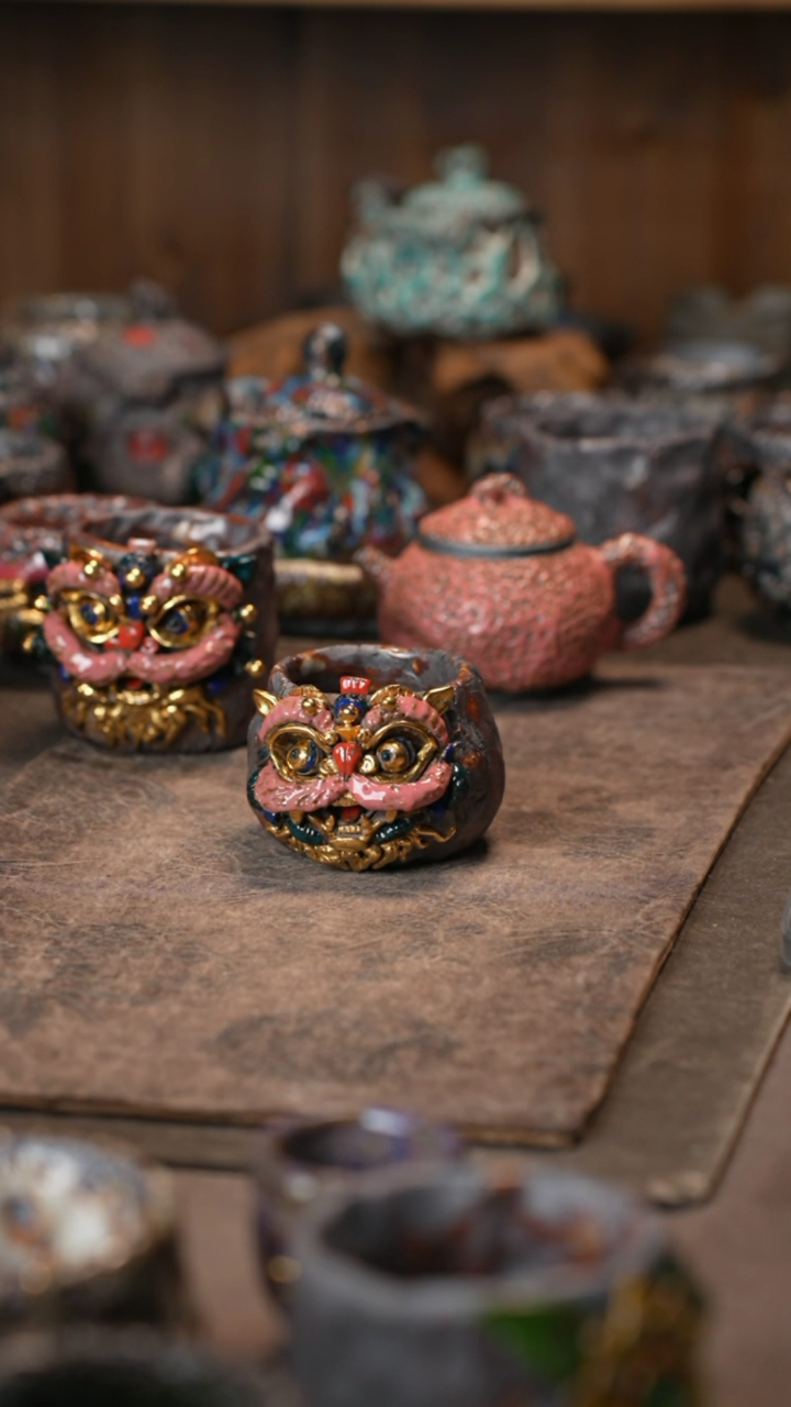 【闪购商品】景德镇柴烧志野杯