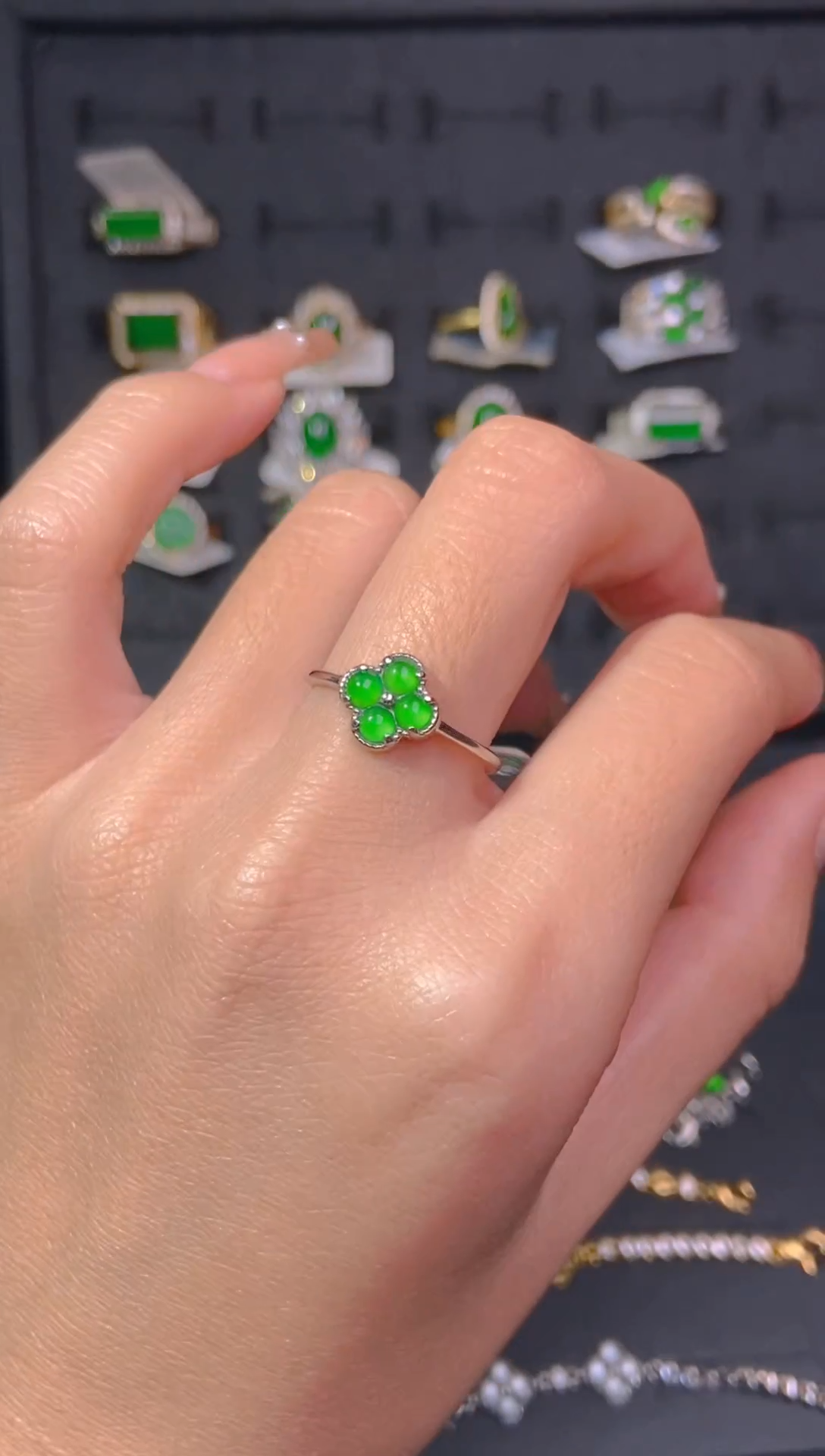 【闪购商品】翡翠戒指未镶嵌天然翡翠A货149