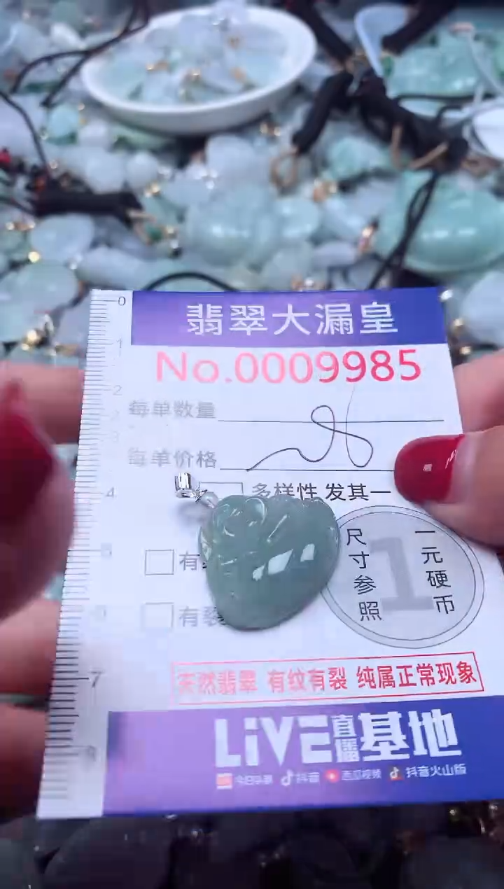 颈饰未镶嵌翡翠9985