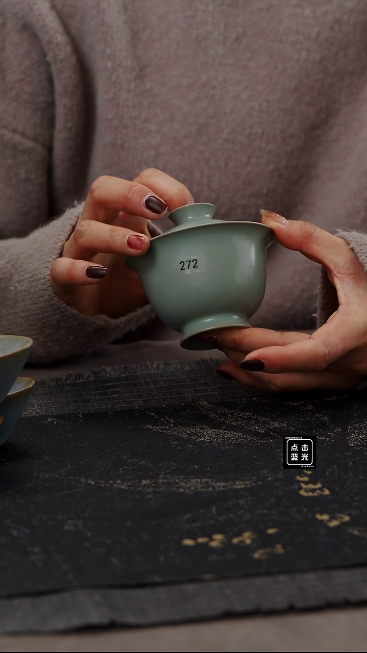 【闪购商品】杯272号两才元宝盖碗......