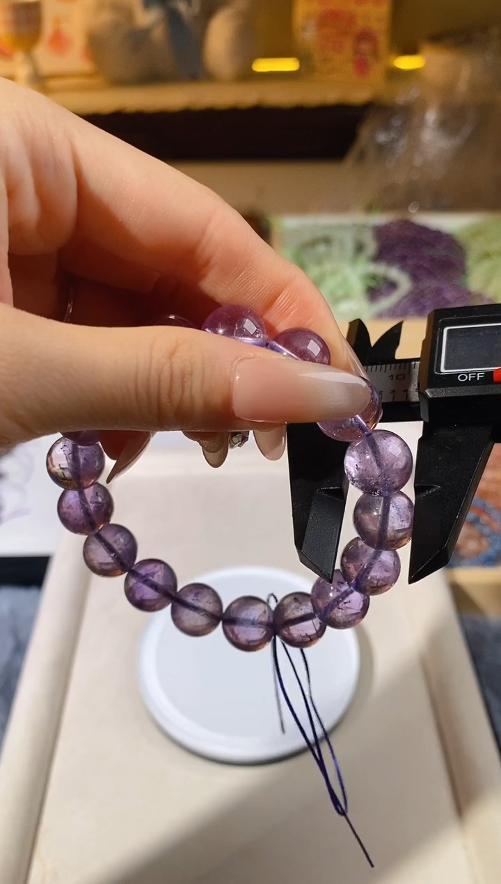 【闪购商品】水晶手串未镶嵌巴西紫卡13