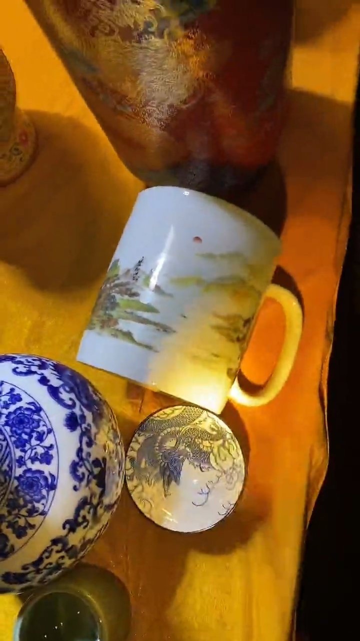 摆件瓷以主播口述为主（斗笠杯 单只）