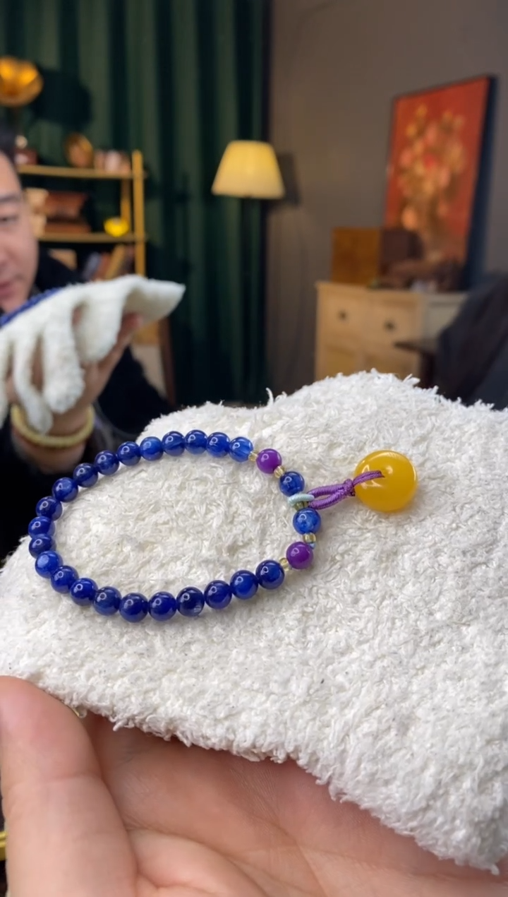 【闪购商品】蜜蜡手串未镶嵌平安扣吊坠