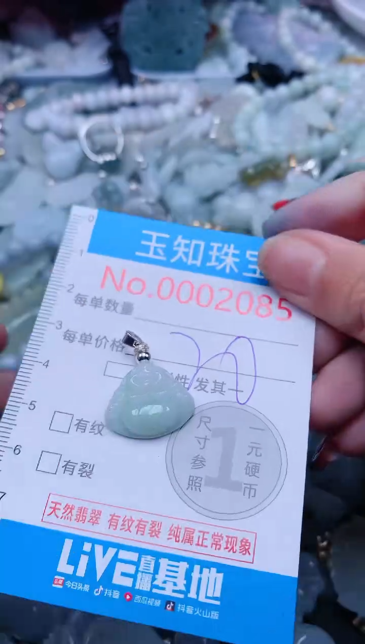 【闪购商品】翡翠吊坠(不含链)未镶嵌2085