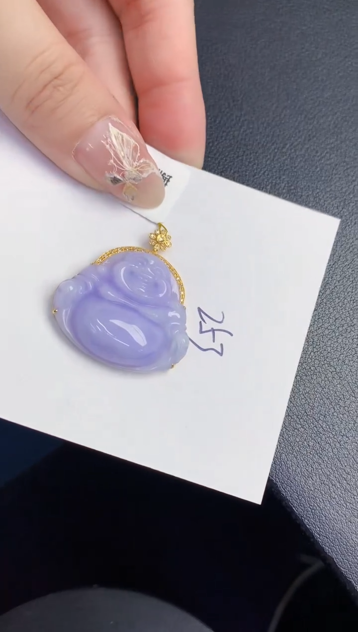 【闪购商品】翡翠颈饰18K金镶嵌00000000000