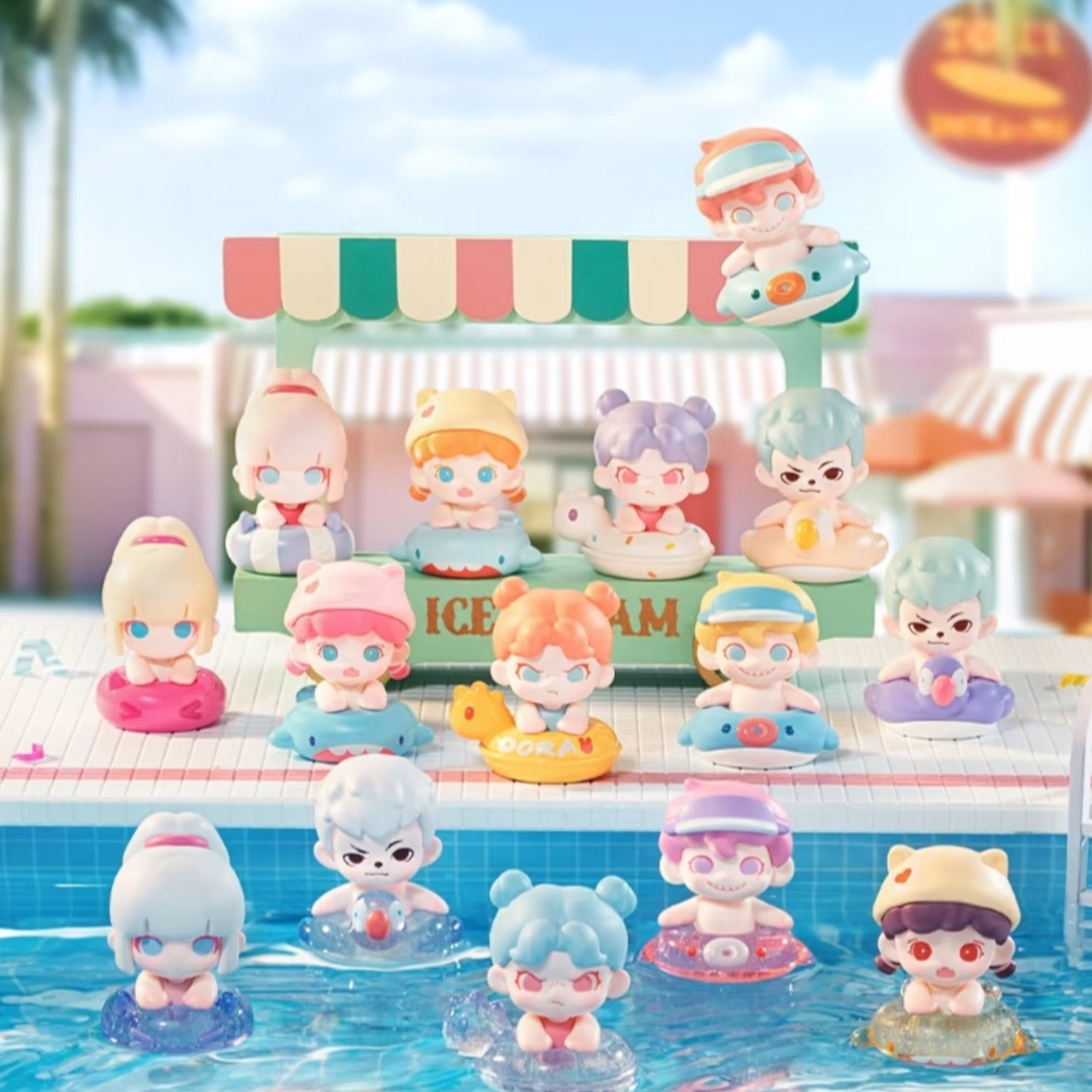 【三七代拆】【欢乐加加/一单两娃】盲盒潮玩萌粒摆件