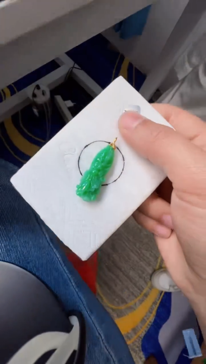 【闪购商品】定制翡翠18K金镶嵌1280元