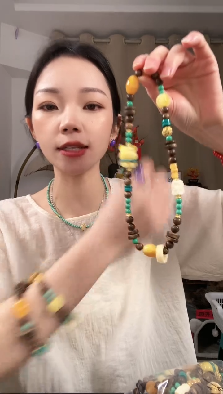 【闪购商品】琥珀颈饰未镶嵌E425EEEEE