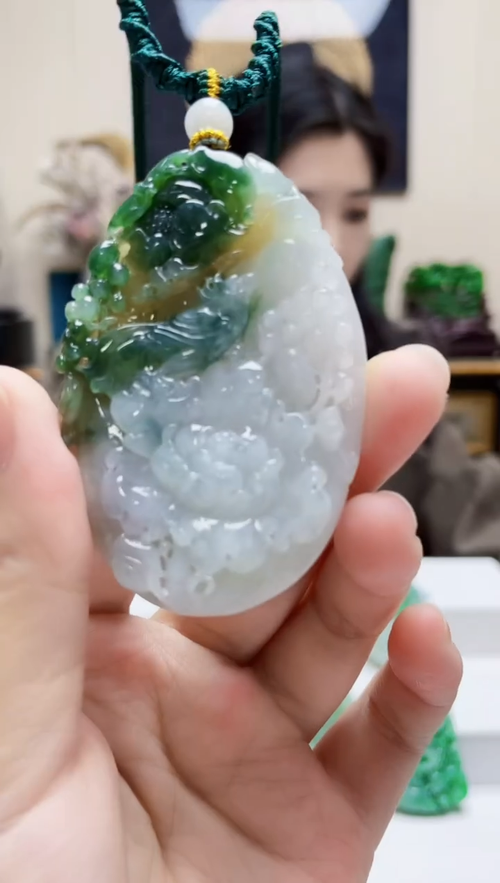 未镶嵌定制翡翠吊坠109