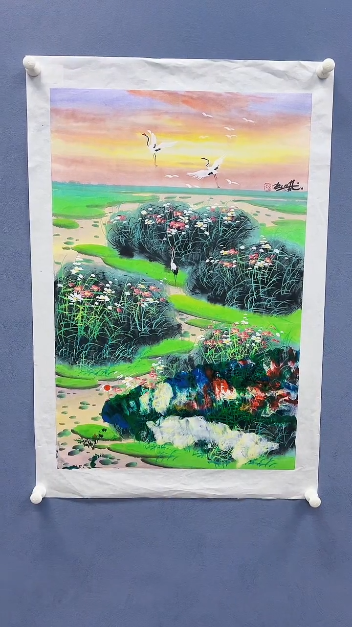 【闪购商品】绘画赵燮绘画2.7平尺抽象山水