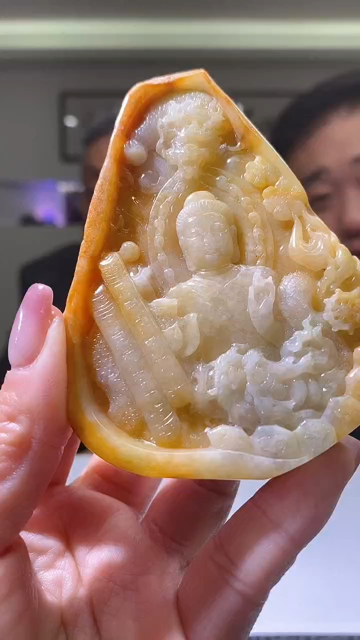 【闪购商品】定制翡翠未镶嵌18/0214/W/观音