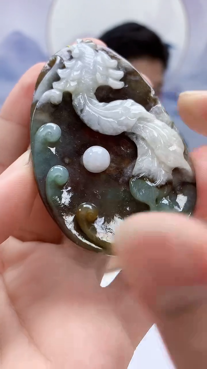 定制翡翠未镶嵌4917bb-毛货挂件12